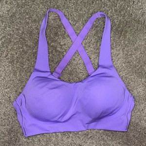 All In Motion Purple Adjustable Strap Padded Sports Bra